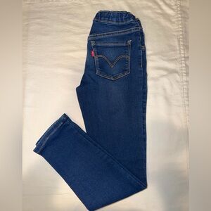 Levi's girl's Dark Blue Skinny Jeans